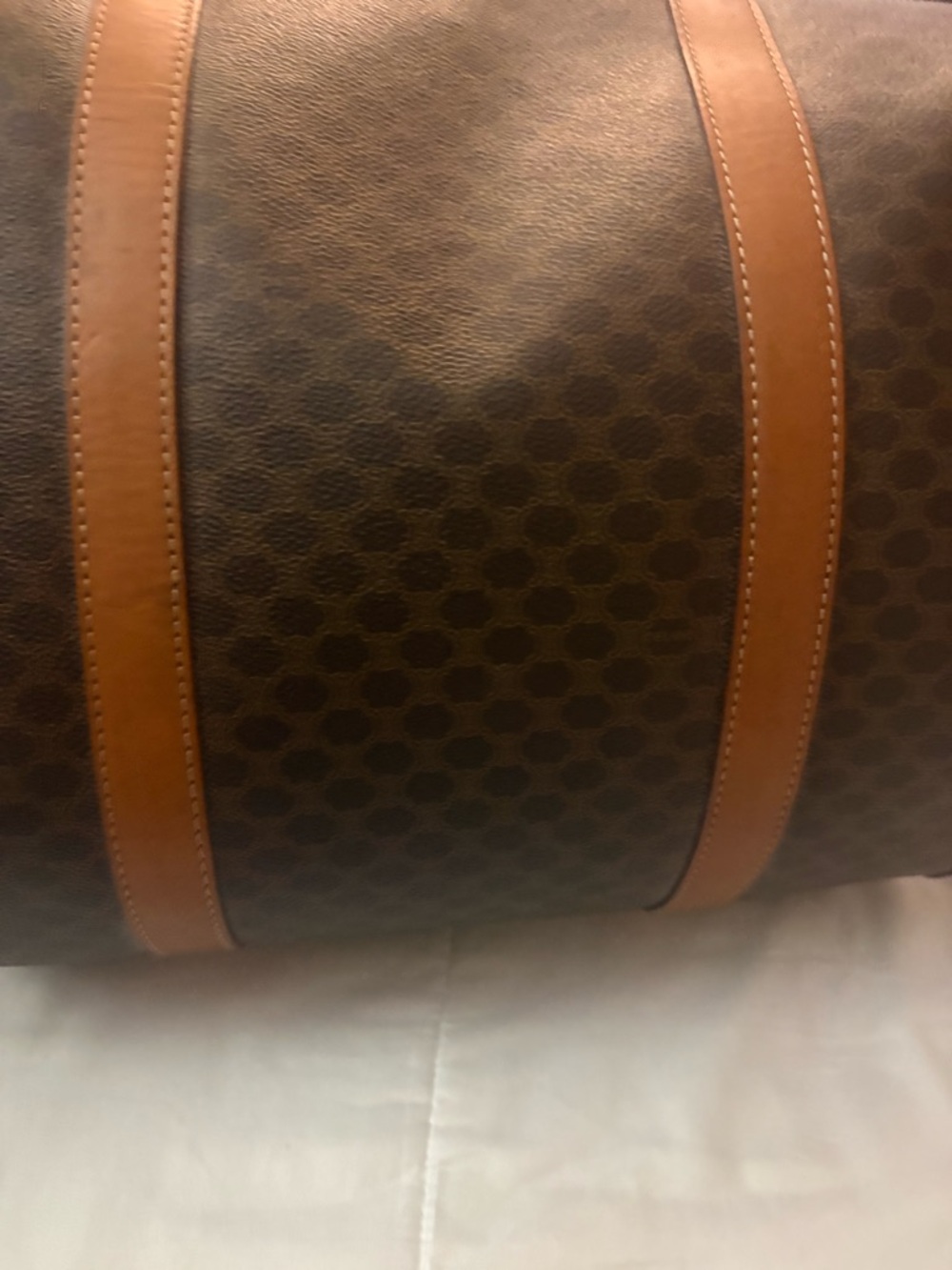Authentic Celine Macadam Canvas Boston 45 Travel Bag - Picture 6 of 16